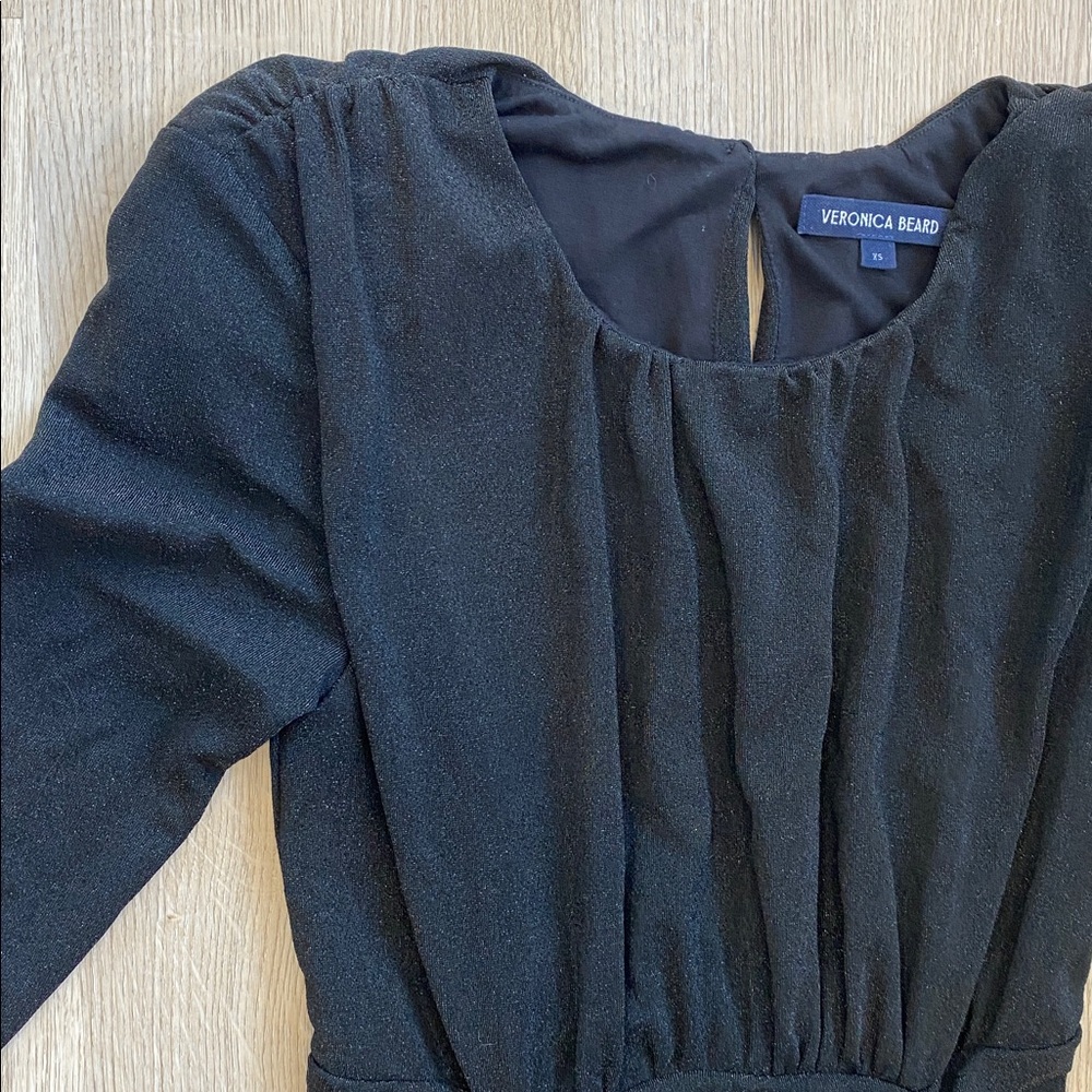 Veronica Beard Jeremiah Long-Sleeve Ruched Mini Dress - Picture 5 of 16